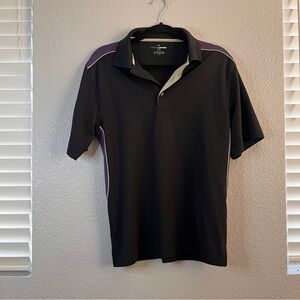 Grand Slam Golf Men’s Black w/ Purple  T Shirt Size Small